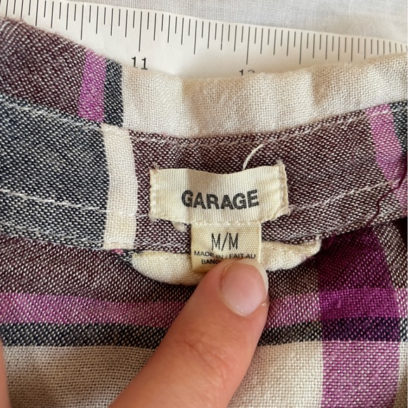 Garage loose plaid top - Picture 2 of 3